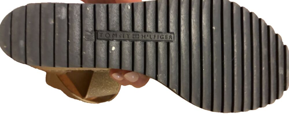 Tommy Hilfiger romantic Wedge Sandals  boho cottagecore whymsical Women 7 - Picture 6 of 9